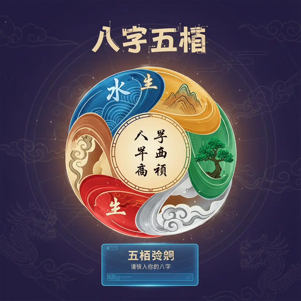 五行查詢 - 八字五行
