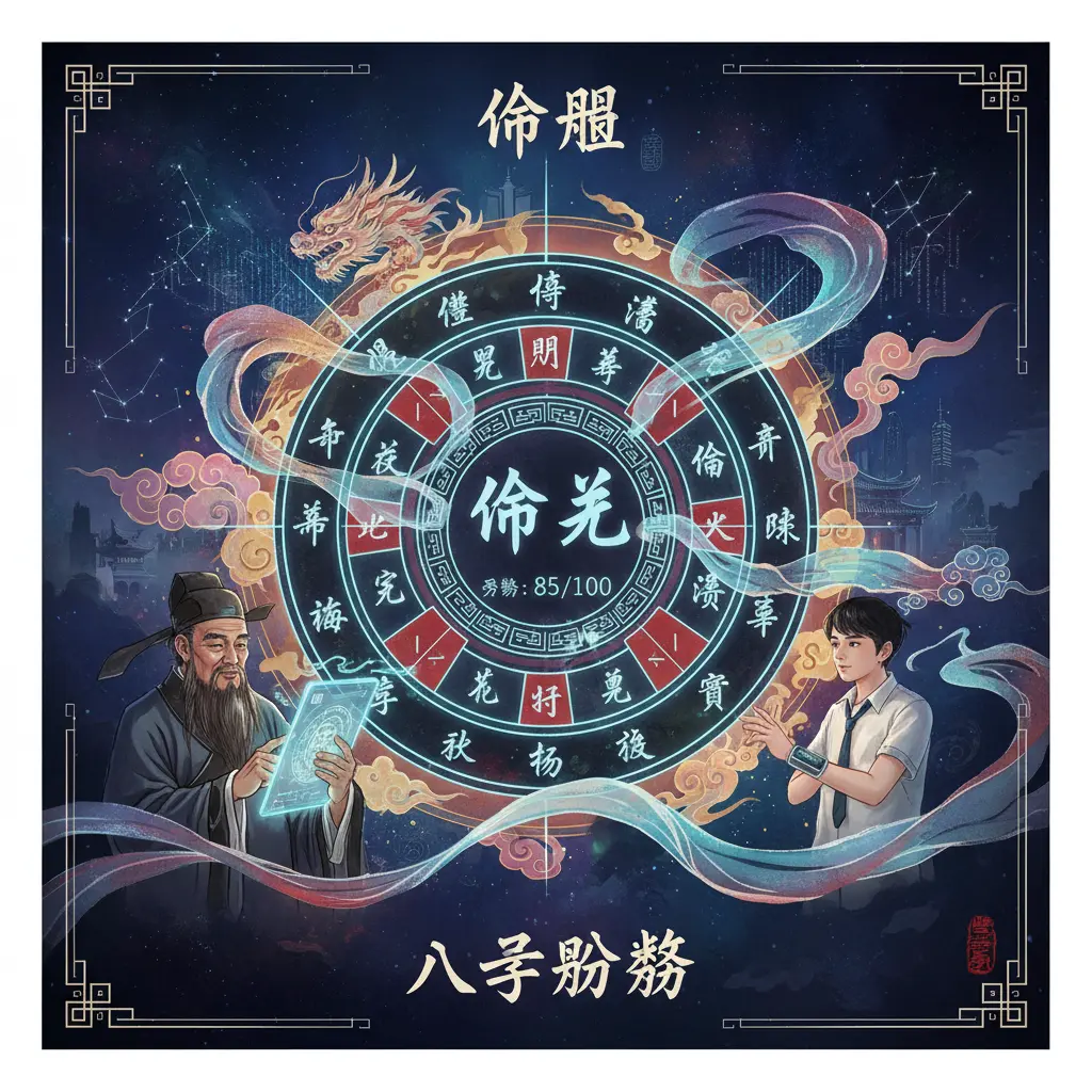 八字分數 - 命盤