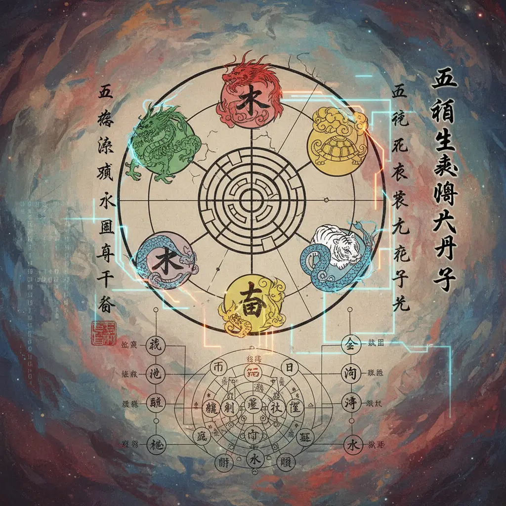 命盤八字 - 五行生剋