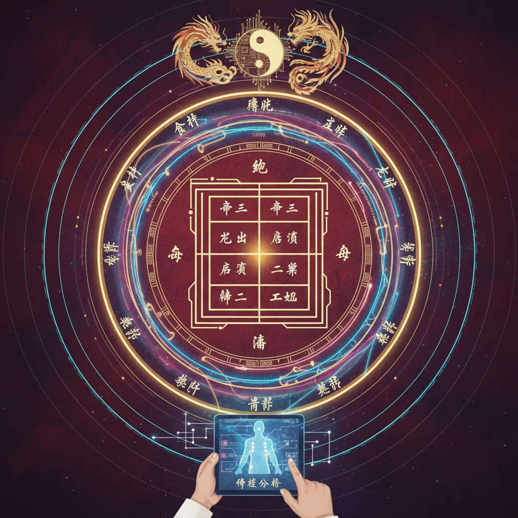 命格分析 - 八字命盤