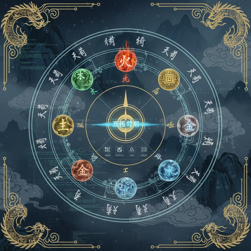 五行查詢 - 天干地支