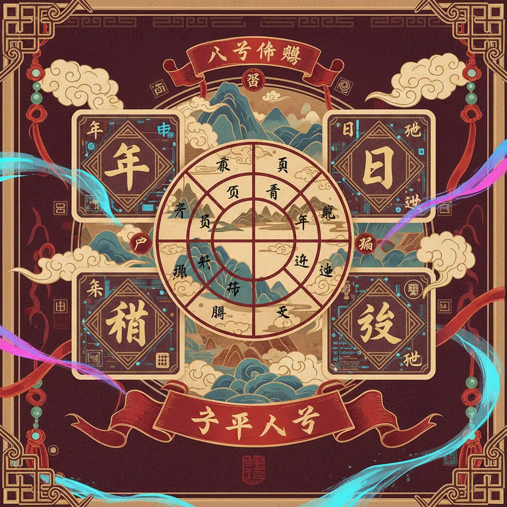 子平八字 - 八字命盤