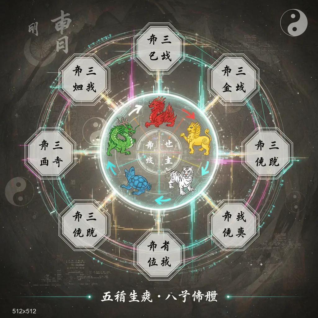八字命盤 - 五行生剋