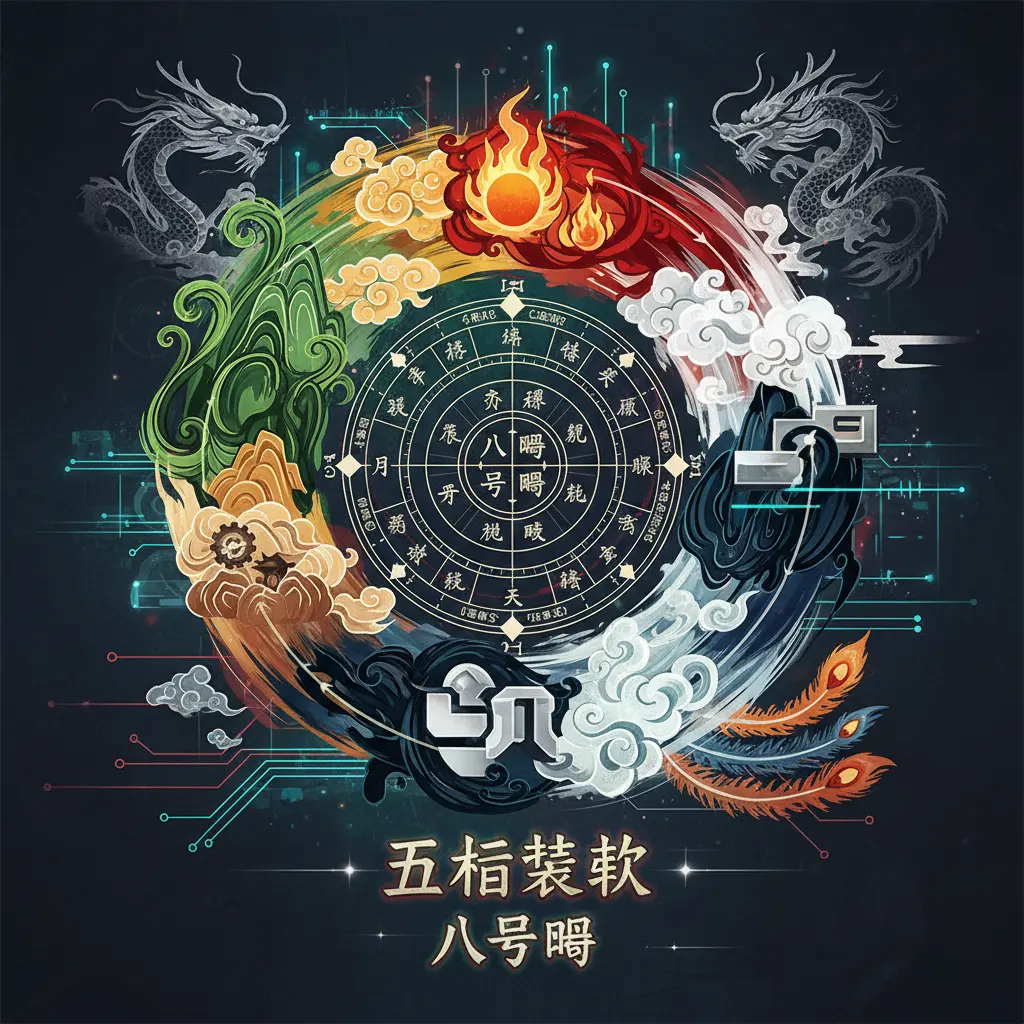 八字盤 - 五行結構