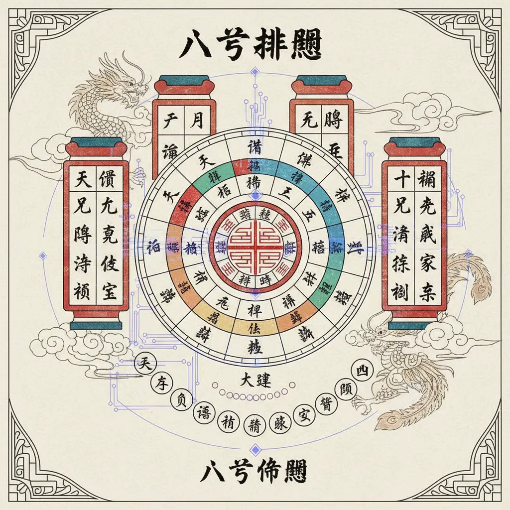八字 命盤 - 八字排盤