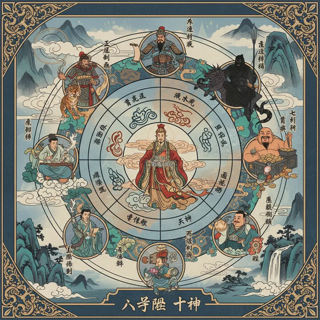 八字盤 - 十神